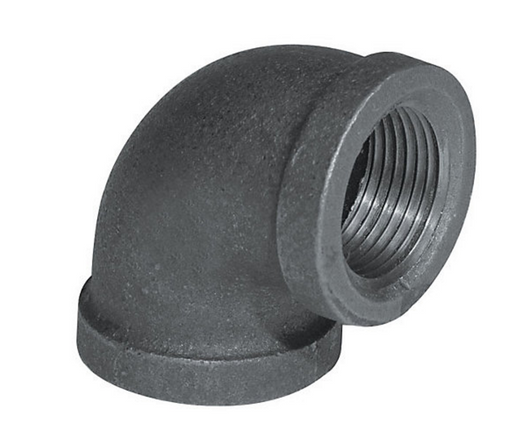 Black Iron 90 Degree Elbow (3/4 inch)
